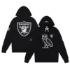 las vegas raiders ovo black fleece hoodie