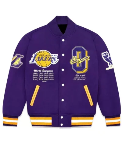 los angeles lakers ovo varsity jacket scaled