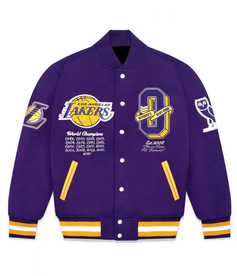 los angeles lakers ovo varsity jacket scaled