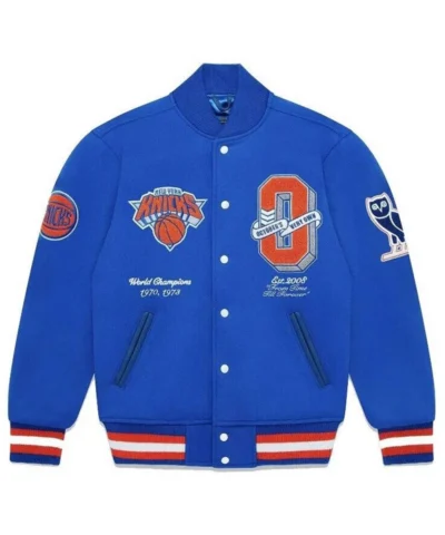 new york knicks ovo varsity jacket scaled