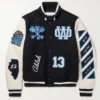 off white appliqued wool blend felt and leather varsity jacket.jpg