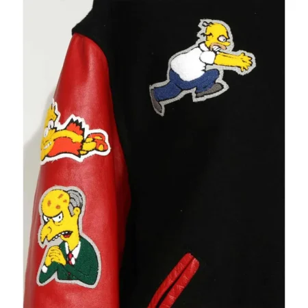 the simpsons red and black jacket