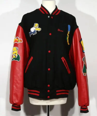 the simpsons varsity jacket
