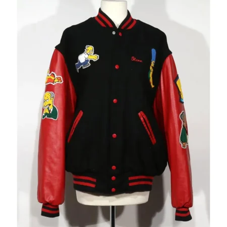 the simpsons varsity jacket