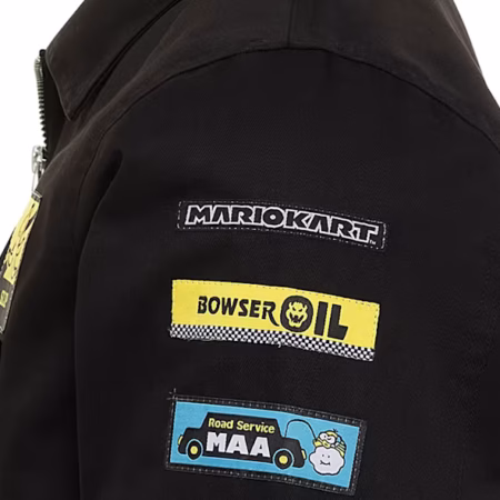 119882 sportiqe mario kart flight jacket left detail