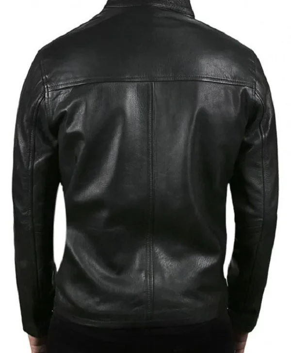 Bike Rider Steve McQueen HEUER Leather Jacket For Sale