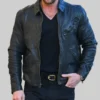 28 Years Later Aaron Taylor Black Leather Jacket 3