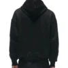 6PM Oversized Pullover Black Hoodie 600x729