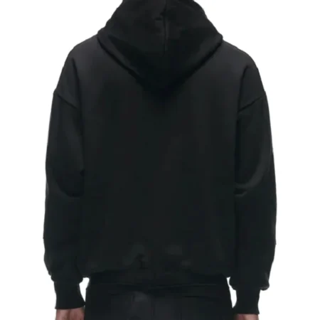 6PM Oversized Pullover Black Hoodie