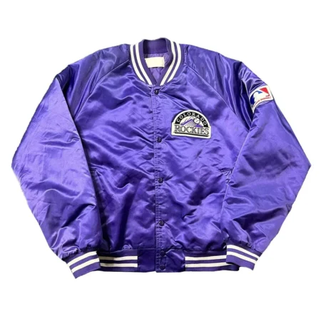 90s colorado rockies purple jacket