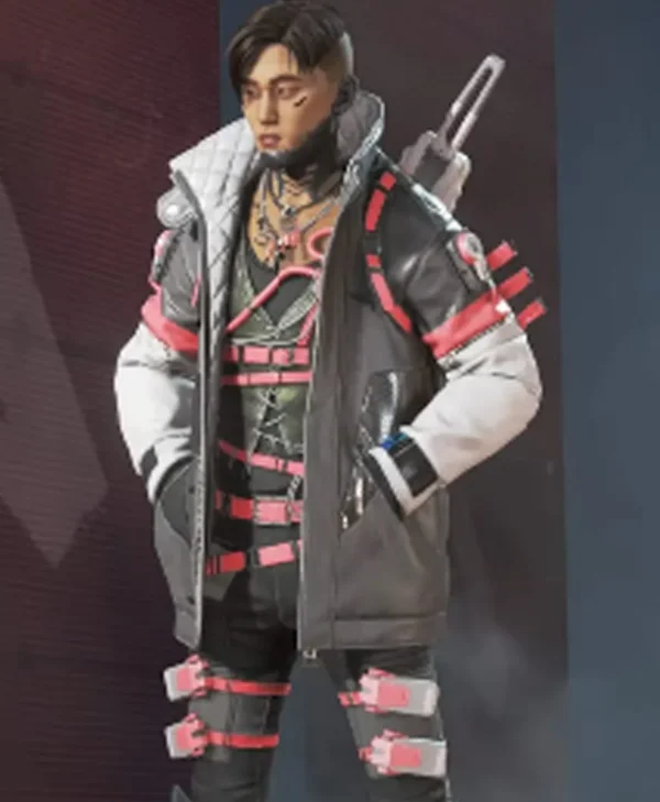 Apex Legends Crypto Cardinal Black Jacket webp