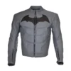Arkham Knight Batman Black Logo Grey Jacket webp