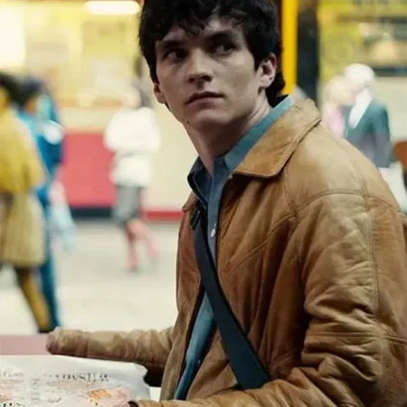 Black Mirror Bandersnatch Stefan Butler Leather Jacket webp