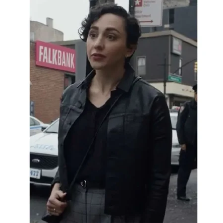 Blue Bloods S13 Lauren Patten Leather Jacket shop now