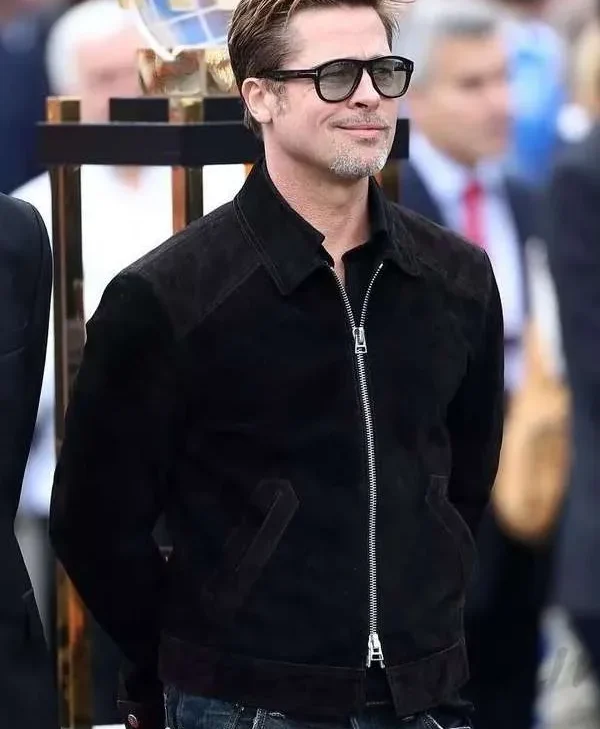 Brad Pitt F1 2025 Suede Leather Jacket