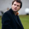 Brave New World Alden Ehrenreich John The Savage Black Wool Blend Coat webp