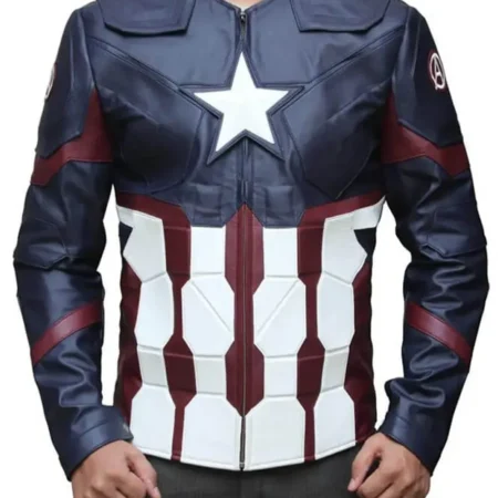Captain America Infinity War Jacket Front webp