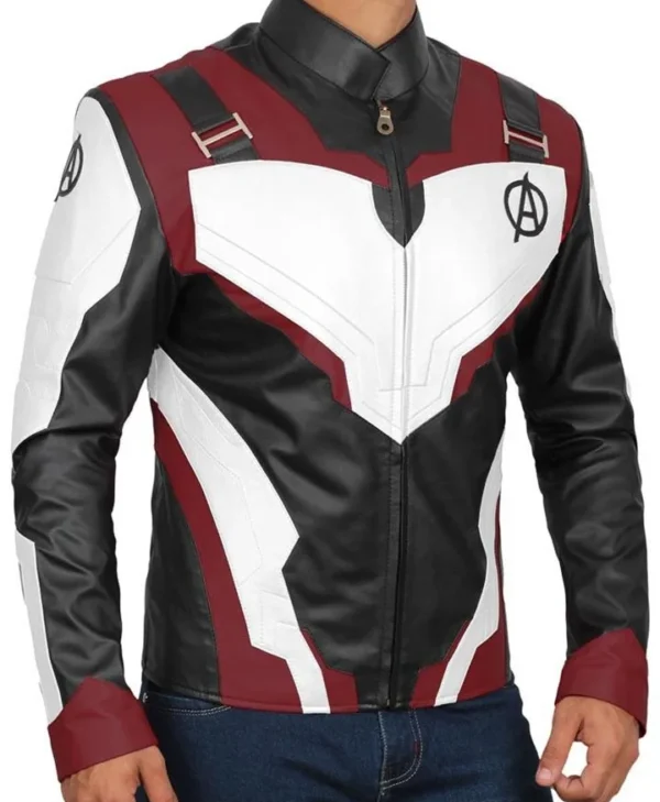Captain America Quantum Leather Jacket Avengers Endgame webp