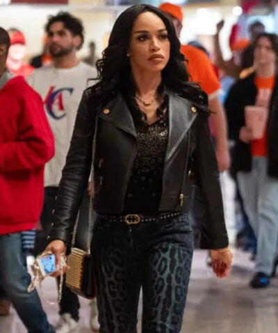 Cleopatra Coleman Clipped Leather Jacket for women 56667