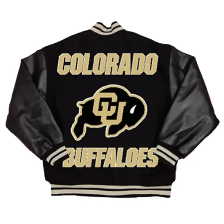 Colorado Buffaloes Letterman Jacket Back