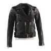 Death Wish Camila Morrone Leather Jacket webp