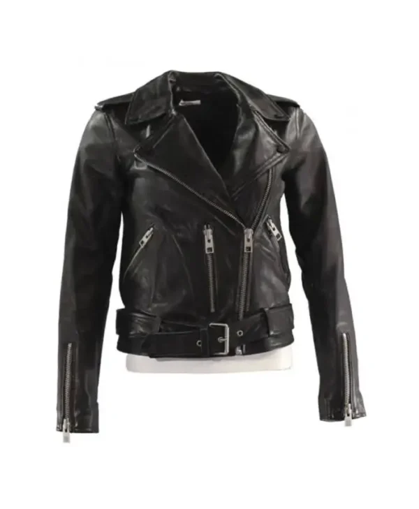 Death Wish Camila Morrone Leather Jacket webp
