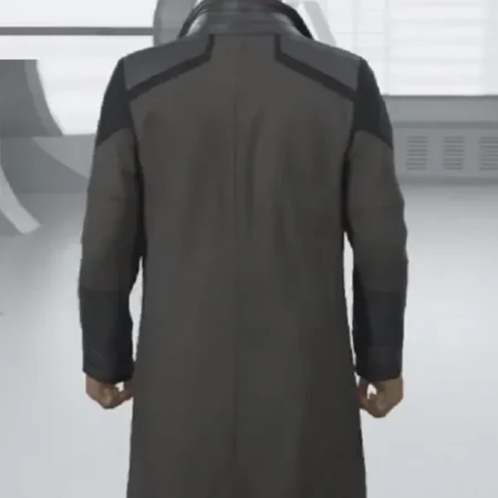 Detroit Become Human Markus Trench Coat back webp