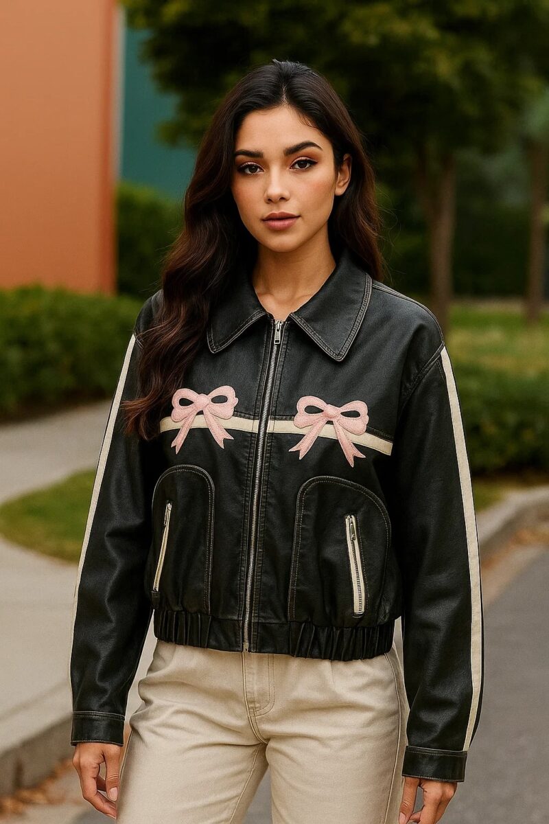 Diddi Moda Bow Black Jacket Shop Now