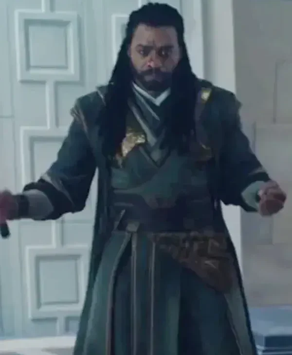 Doctor Strange 2 Karl Mordo Long Green Coat webp