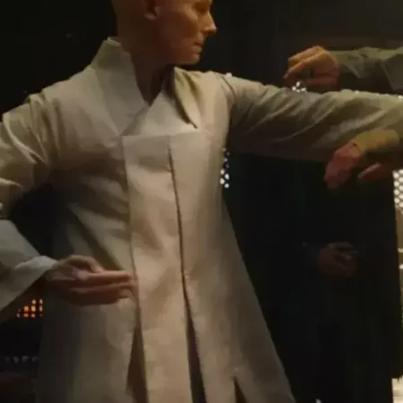 Doctor Strange Tilda Swinton Long White Coat webp