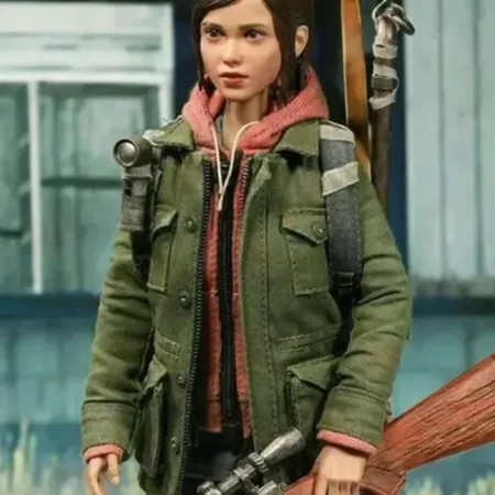 Ellie The Last Of Us Part II Green Jacket webp