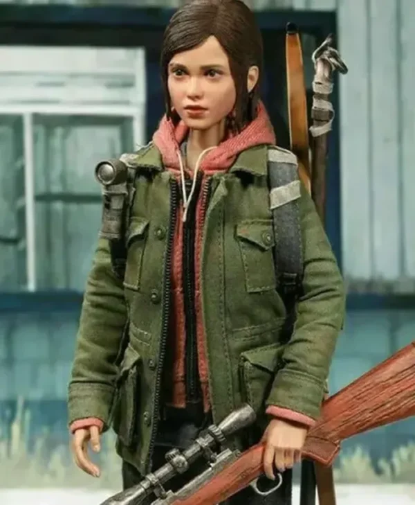 Ellie The Last Of Us Part II Green Jacket webp