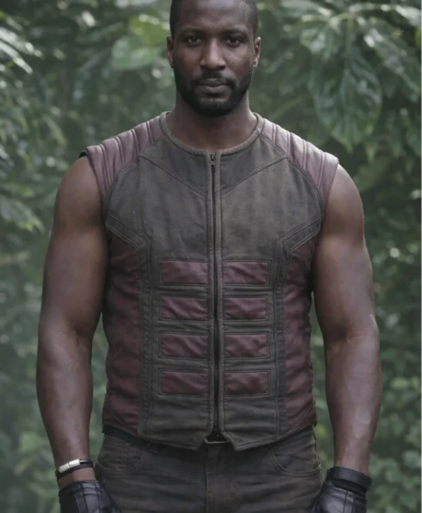 Eme Ikwuakor Inhumans Leather Vest