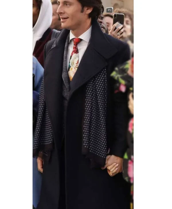 Emily In Paris Charles Martin Black Trench Coat webp