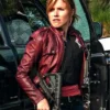 Erin Lindsay Chicago PD Maroon Jacket webp
