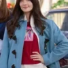 Eva Bourne A 90s Christmas 2024 Blue Jacket