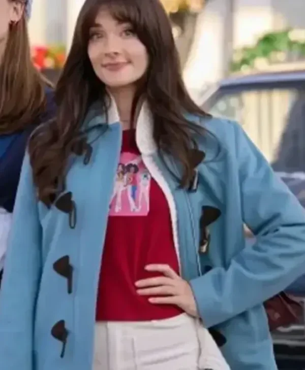 Eva Bourne A 90s Christmas 2024 Blue Jacket