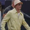 F1 2025 Brad Pitt Yellow Cotton Jacket