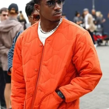 F1 The Movie 2025 Joshua Pearce Orange Jacket