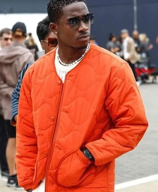 F1 The Movie 2025 Joshua Pearce Orange Jacket