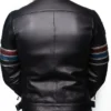 Ford Mustang Shelby Leather Black Jacket Back