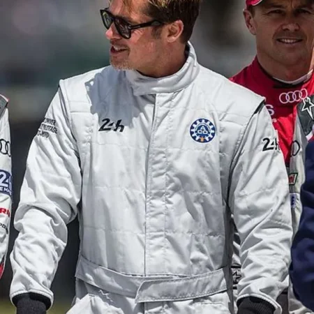 Formula One 2025 Brad Pitt White Jumpsuit