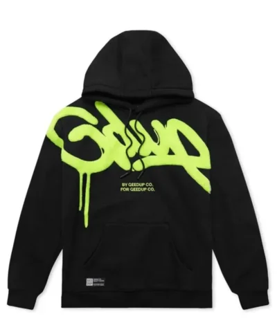 Green Black Geedup Hoodie