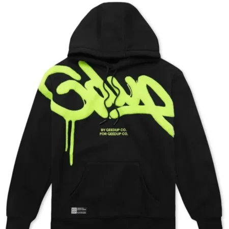 Green Black Geedup Hoodie