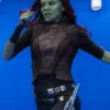 Guardians Of The Galaxy Vol 2 Gamora Cropped Jacket webp