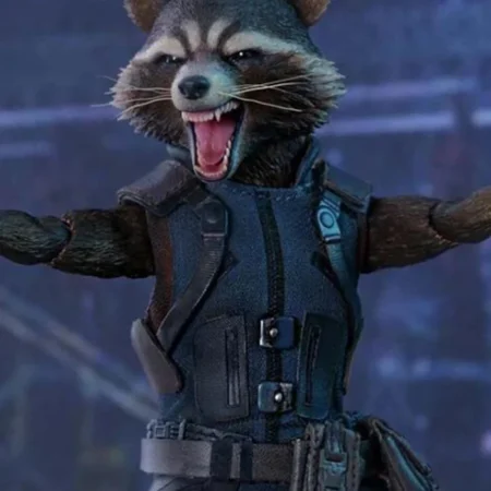 Guardians Of The Galaxy Vol 2 Leather Vest Rocket Raccoon on Sale webp