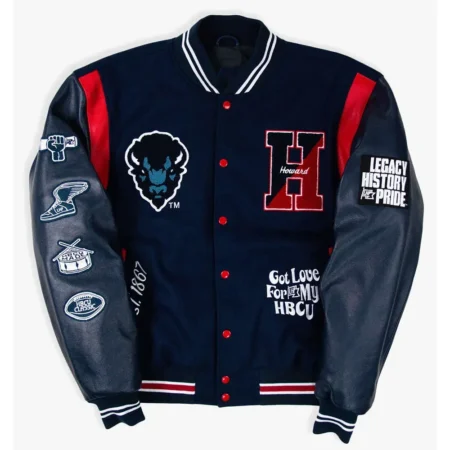 Howard University The Mecca Motto 3 0 Varsity Jacket