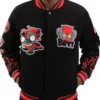 Hudson Bart Simpson Black Varsity Jacket