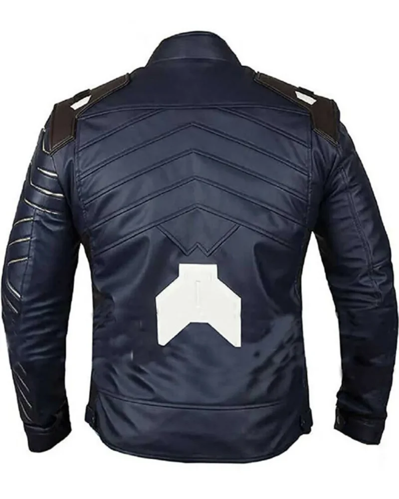 Infinity War Bucky Barnes Jacket Back webp