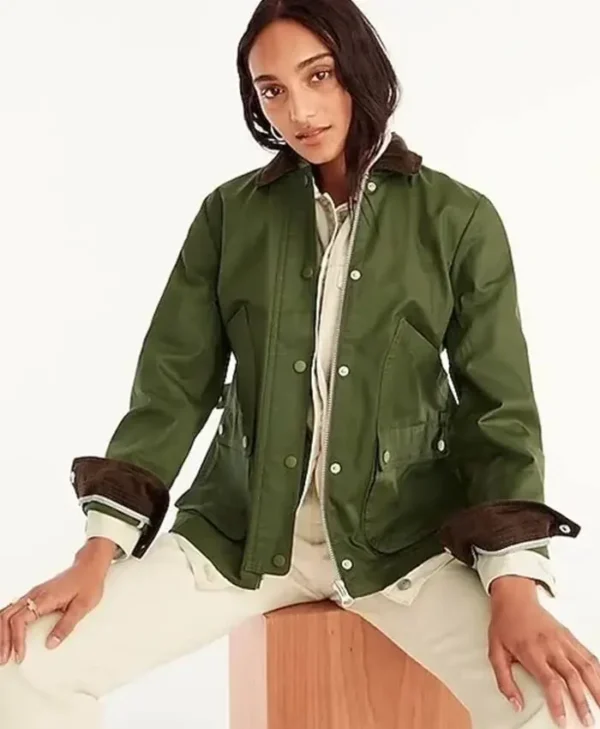 J Crew Barn Green Jacket